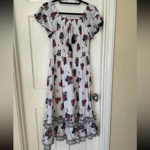 Tory burch smoked waist dress